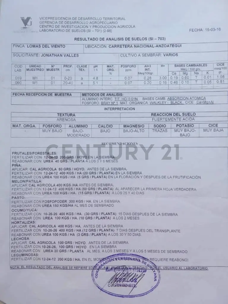 Venta de Terreno - 5