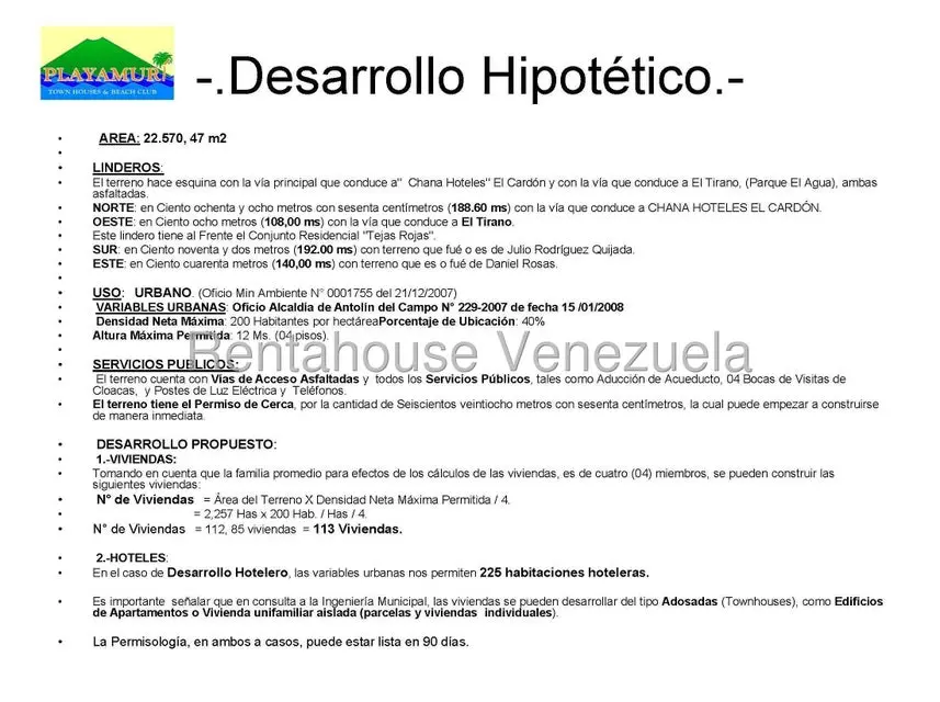 Terreno (Residencial) en Venta en El Cardon, Nueva Esparta - 9